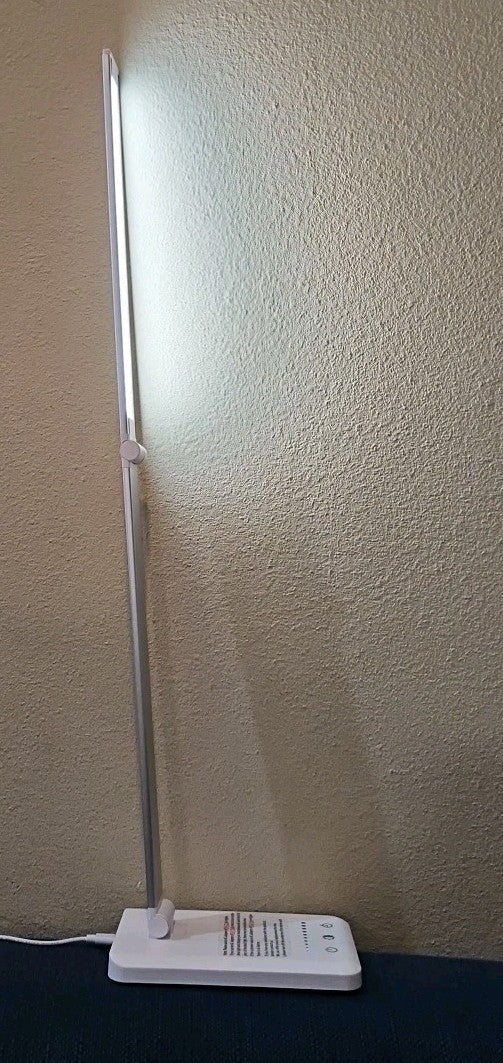 12" Stand + 12" LED Adjustable Lamp  USB-C Charger / USB Charging Dimable