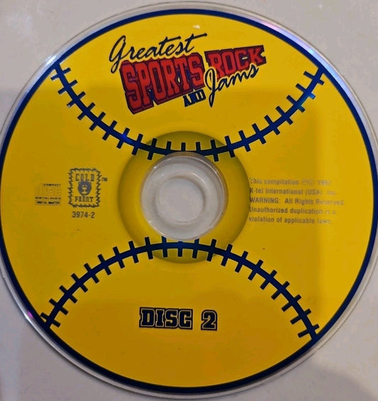 Greatest Sports Rock and Jams by Various Artists (CD) Disc 2