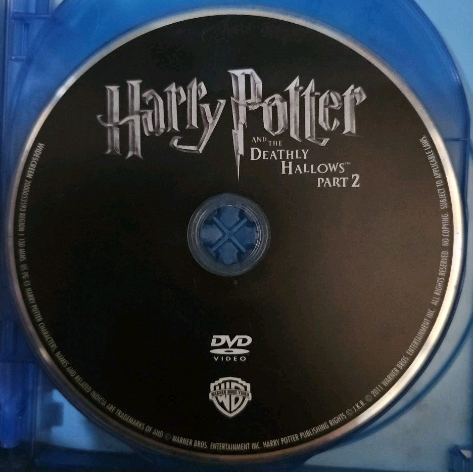Harry Potter & Deathly Hallows Part 2 (DVD).  NO BLURAY. tested