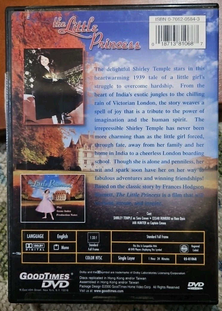 The Little Princess (DVD) New Sealed