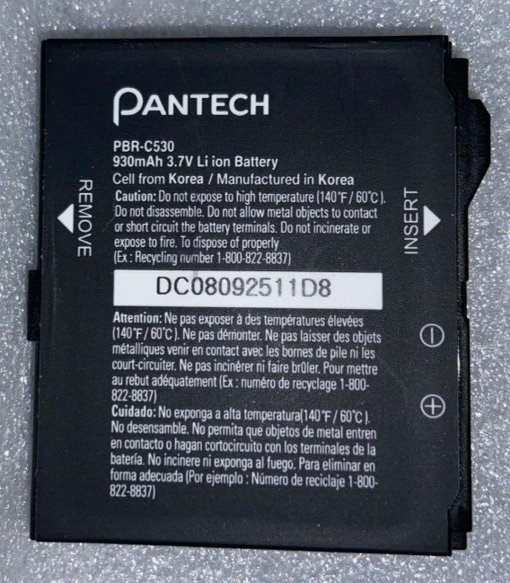  Pantech Slate C530 - Black (AT&T) Cellular Phone