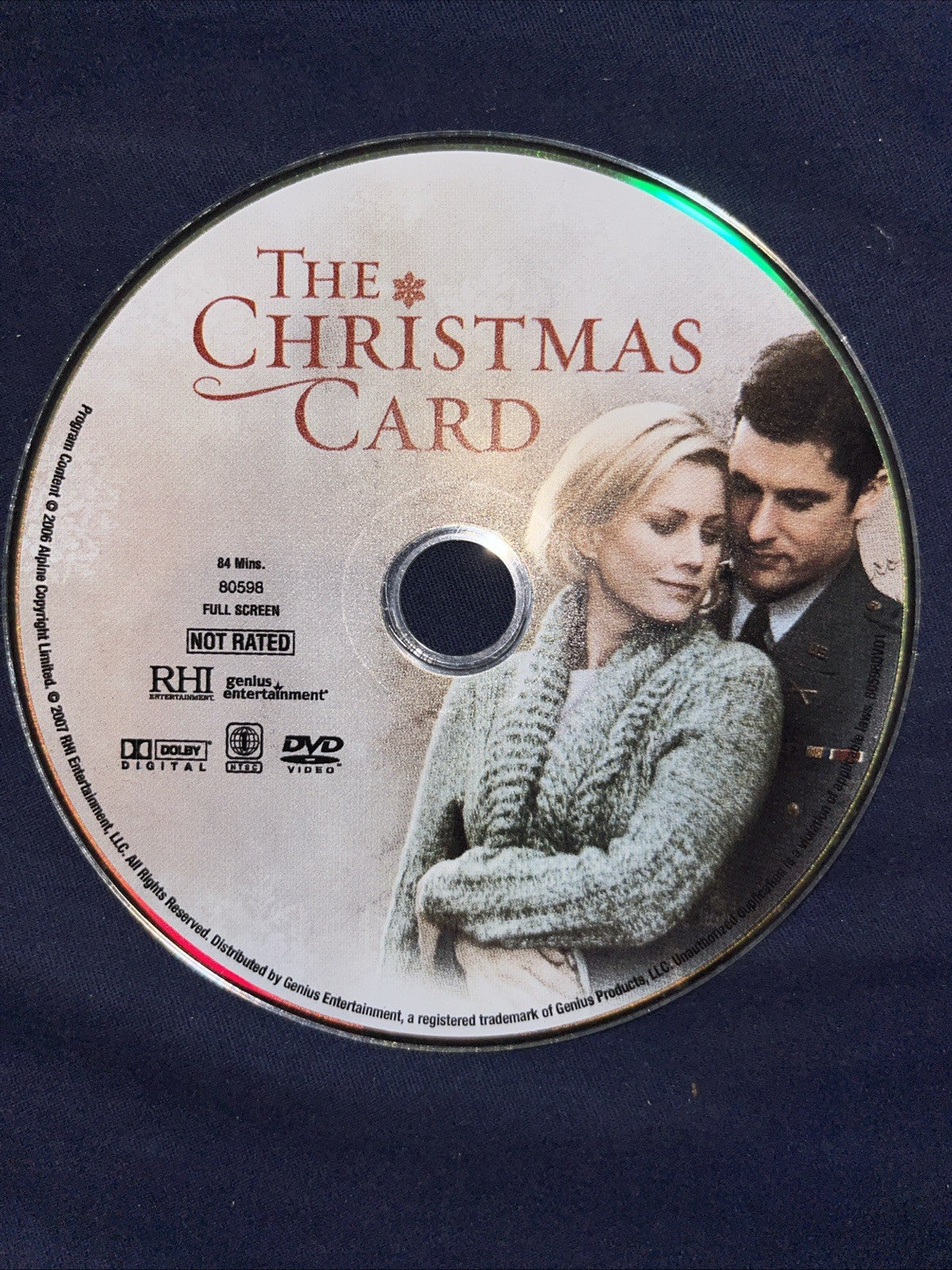 The Christmas Card (DVD, 2007) Disc Only. Tested