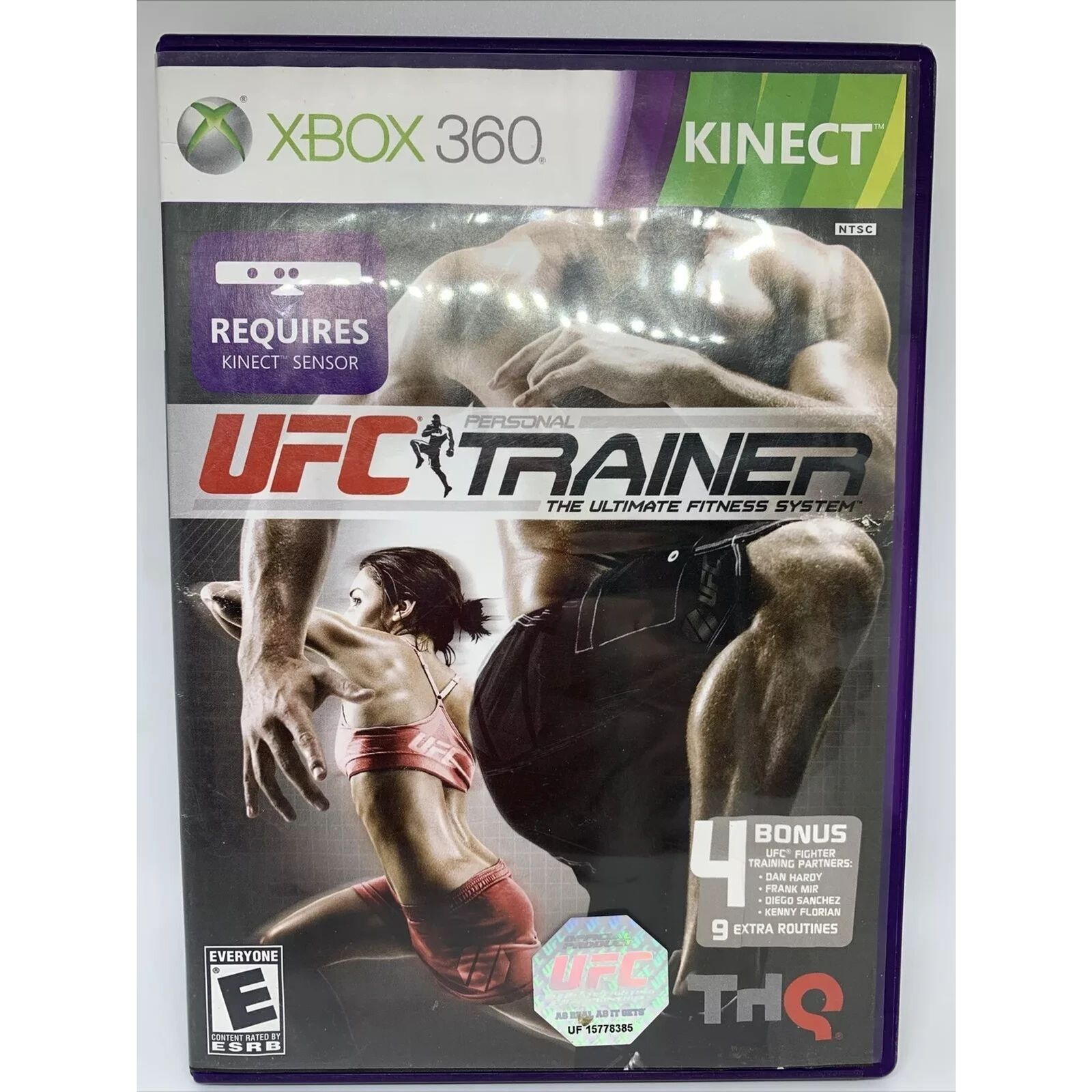 UFC Personal Trainer (Xbox 360) Tested. No scratches. New Case. Resealed.