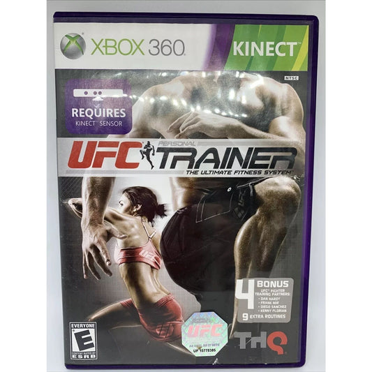 UFC Personal Trainer (Xbox 360) Tested. No scratches. New Case. Resealed.