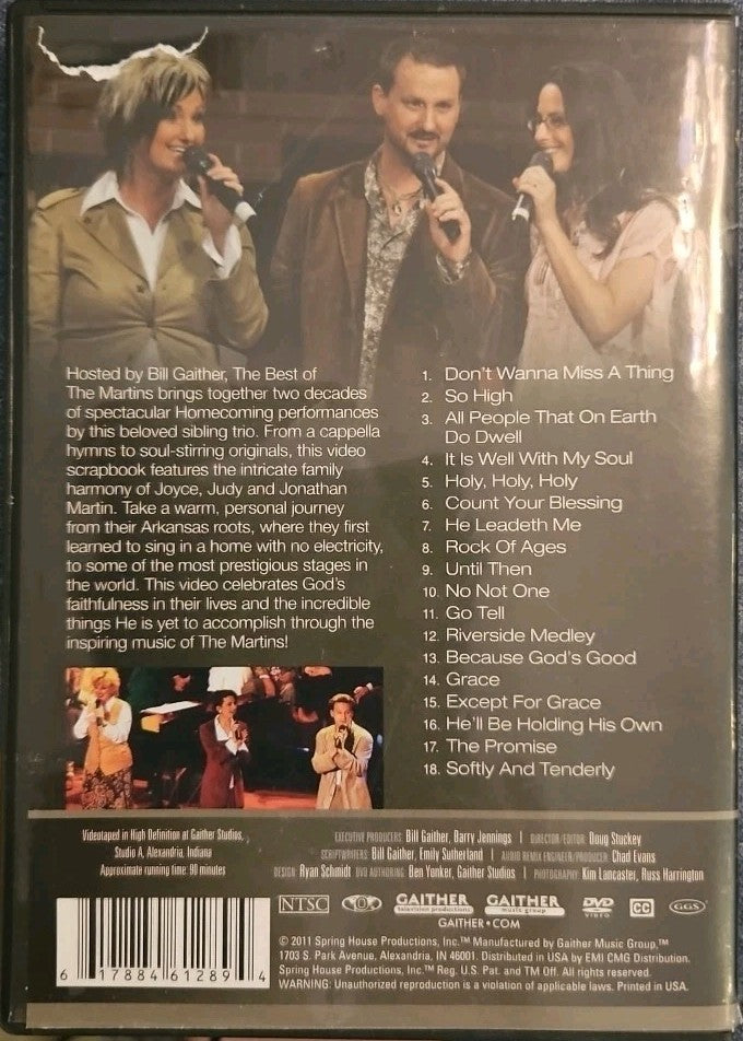 Gaither Gospel Series: The Best of The Martins (DVD, 2011)