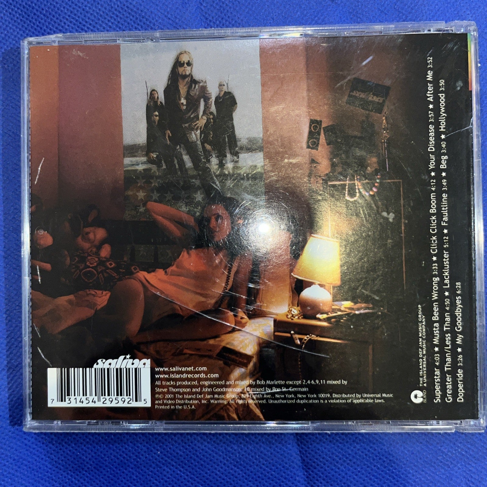 Every Six Seconds by Saliva (CD, 2001) Sealed