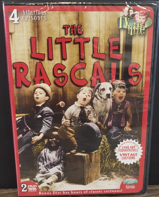 The Little Rascals: 4 Episodes Plus HOURS of Classic Cartoons DVD 2004 NEW