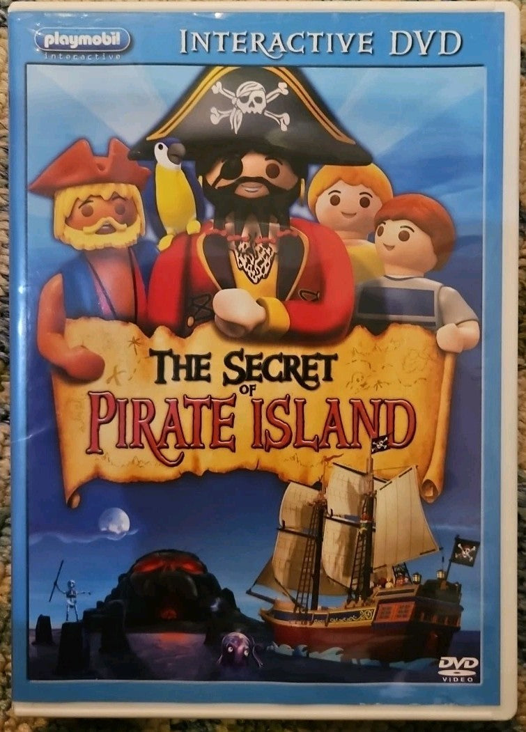 Playmobil-Secret of Pirate Island (DVD, 2009) Tested. New Case. Resealed