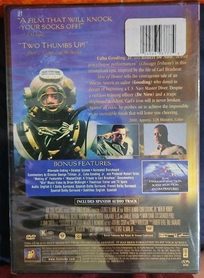 Men of Honor (DVD, 2000)