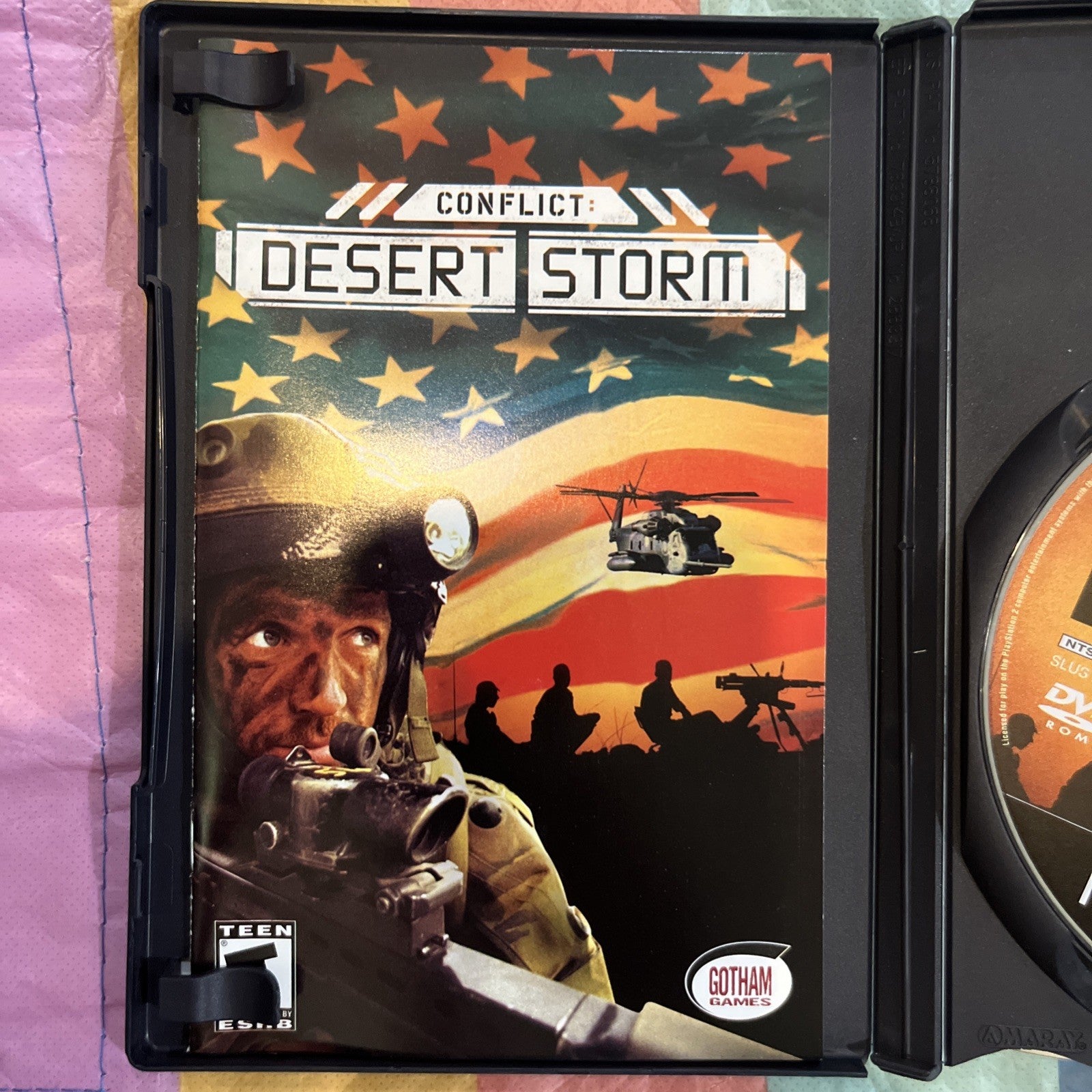 Conflict: Desert Storm (PS2) Tested. Manual + Reg Card.