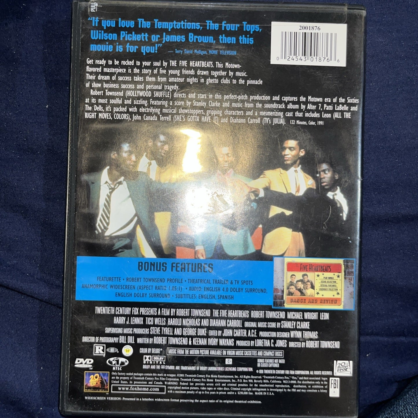The Five Heartbeats (DVD, 2002)