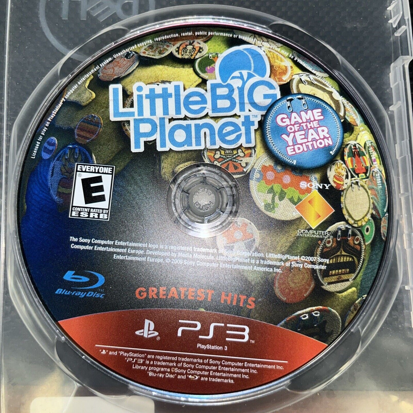 Little Big Planet - Sony PlayStation 3 - No Artwork. Tested. New Case. ￼