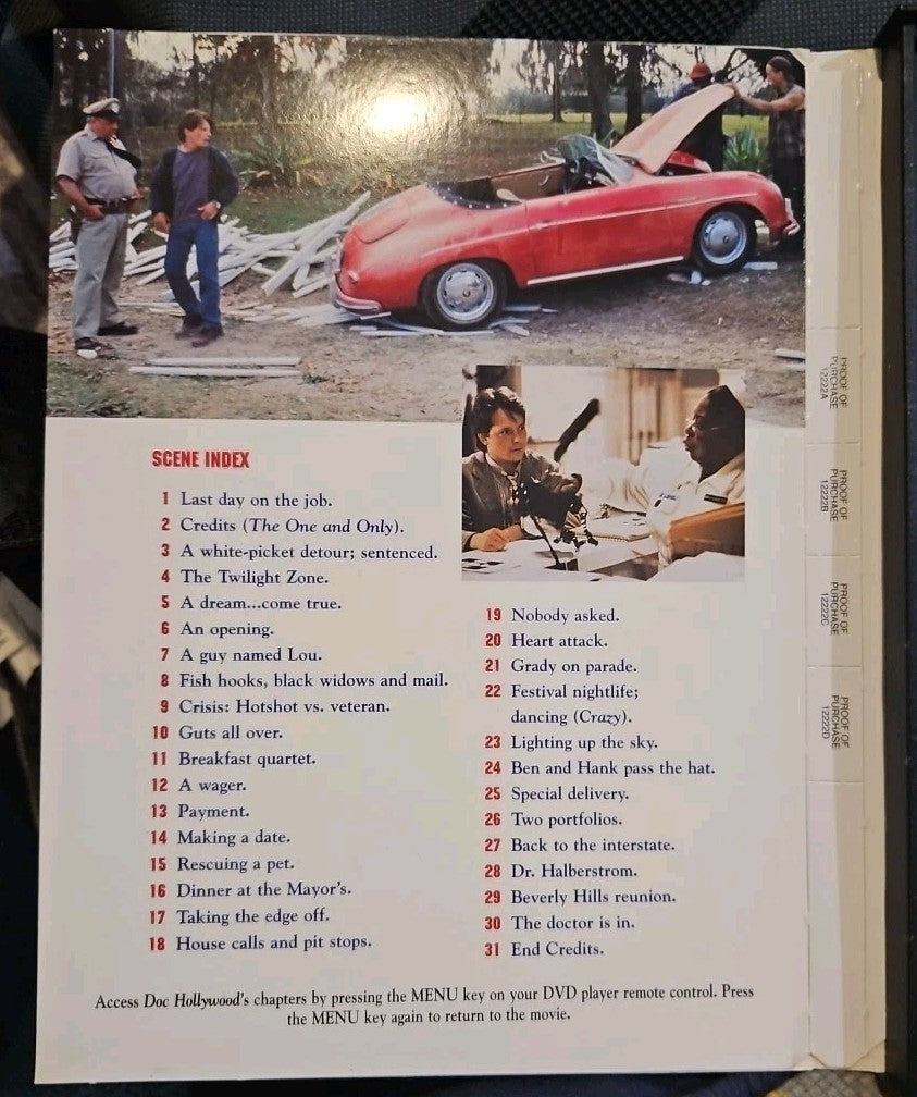 Doc Hollywood (DVD, 1991) Tested. No Scratches