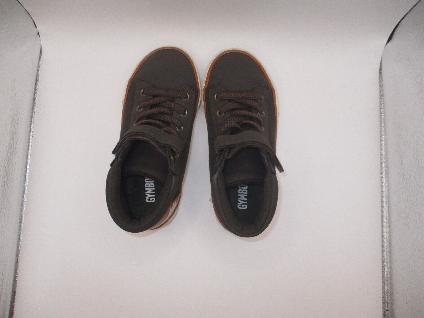 Gymboree Toddler Boys Fox Hi Top Sneakers Shoes Harvest Dk Brown Size 11