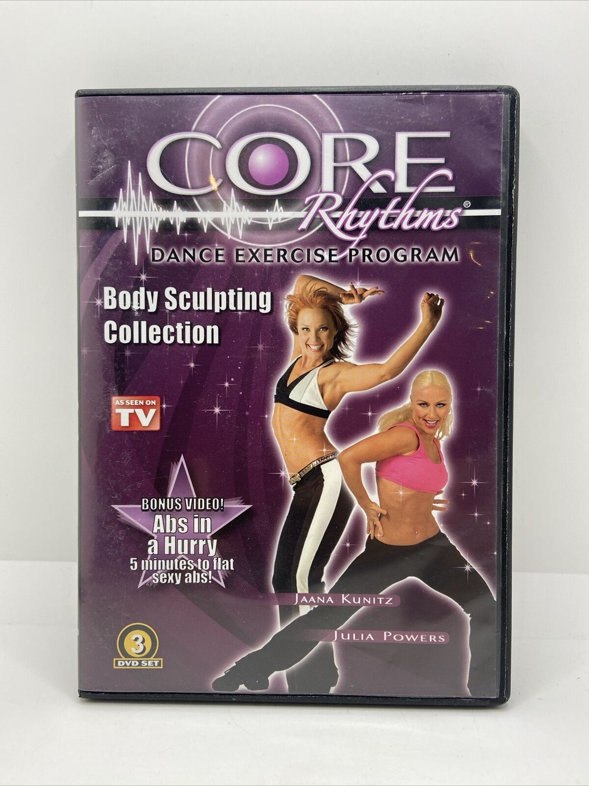 CORE RHYTHMS - Dance Exercise Program - Body Sculpting Collection DVD NEW/SEALED