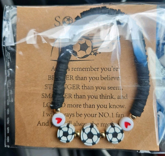 Soccer Elastic Bracelet
