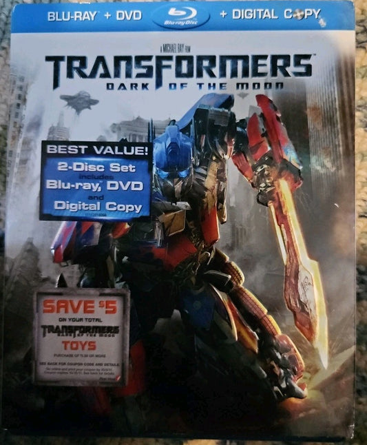 Transformers: Dark of the Moon (Blu-ray, 2011) New. No Digital Download