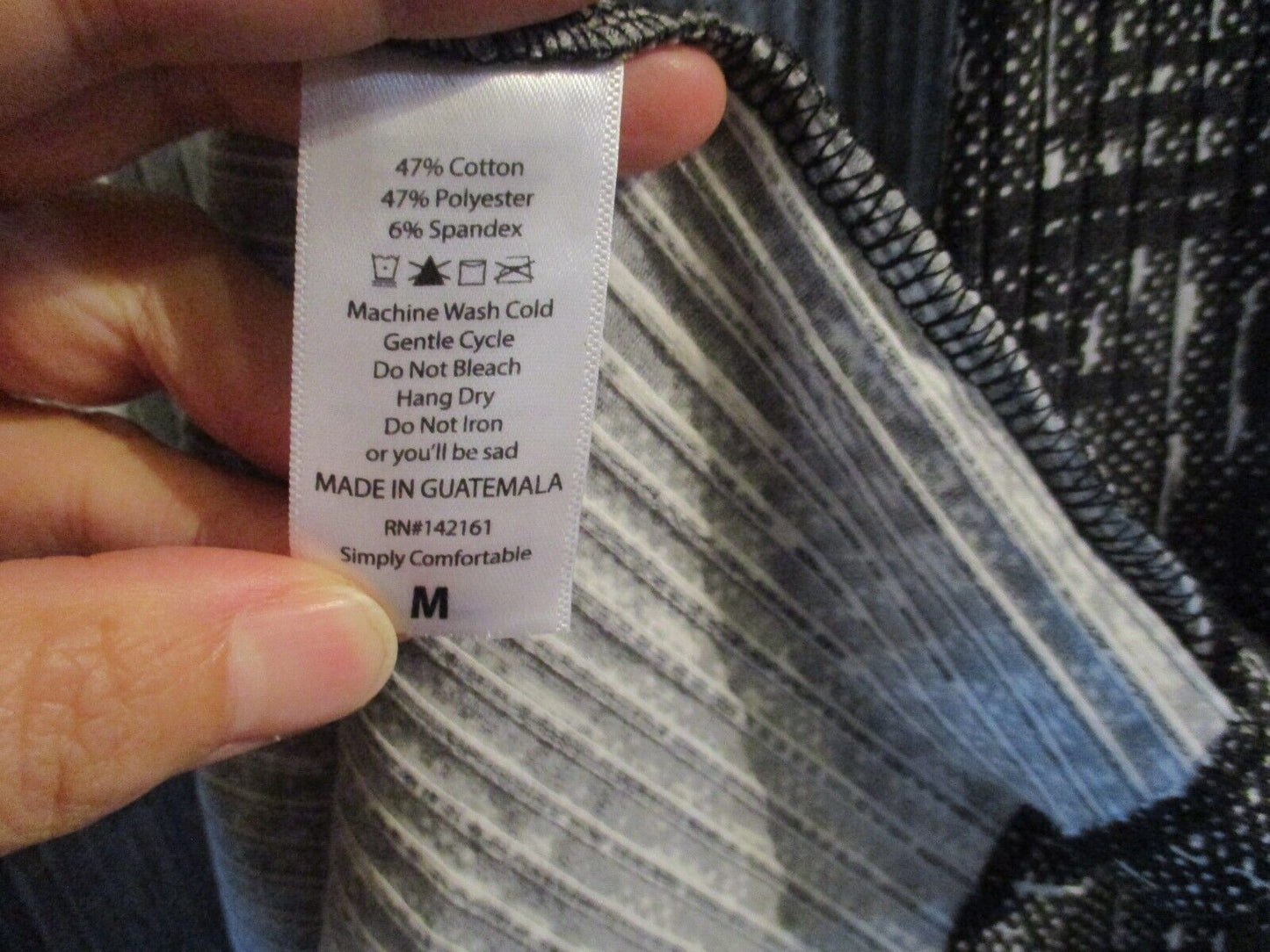 NWT LuLaRoe Sarah Cardigan Black and White Plaid and Dots Medium