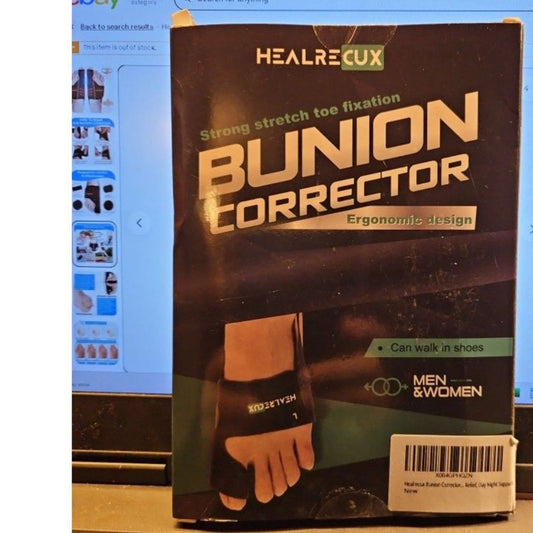 Healrecux Bunion Corrector for Men/Women - In Shoe - Factory Sealed