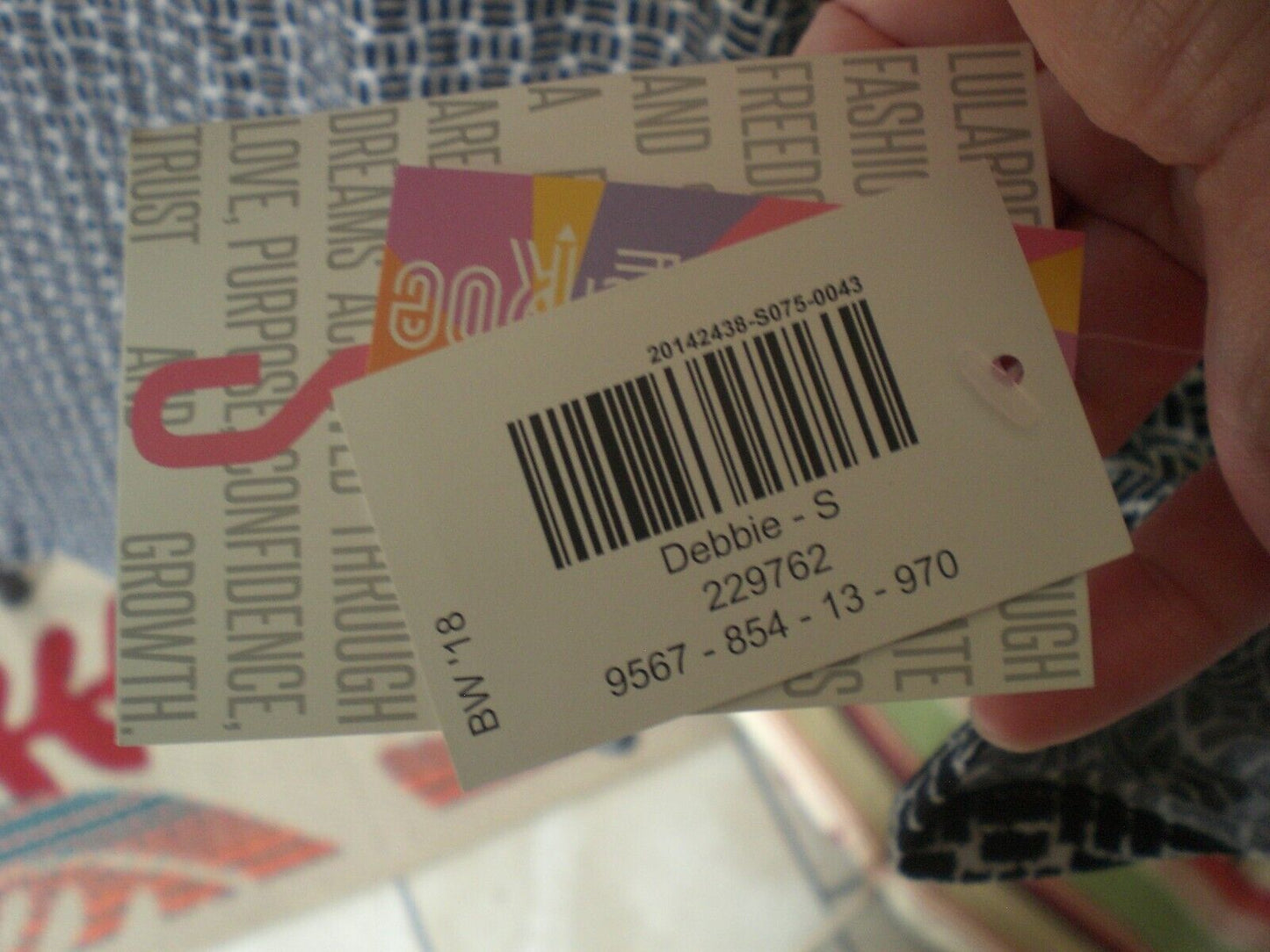 NWT LuLaRoe Black White Debbie Dress SMALL