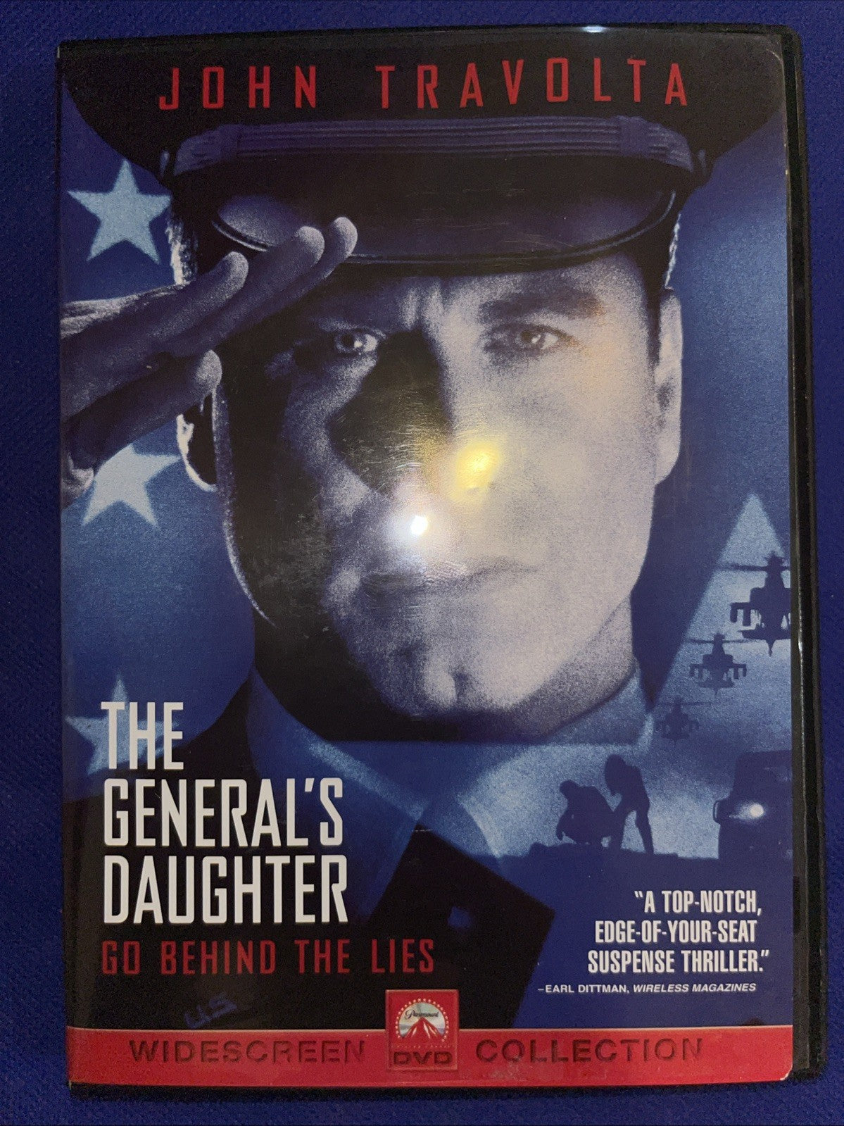 General's Daughter (DVD, 1999). Tested. Former Owner Signed Disc.