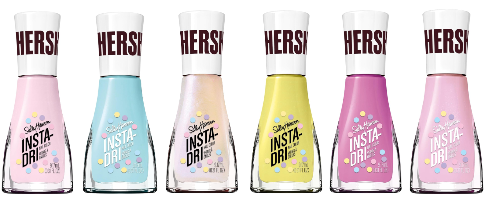 Hershey's Cookie 'n' Cream Eggs  - Sally Henson Insta-Dri Nail Polish .31oz