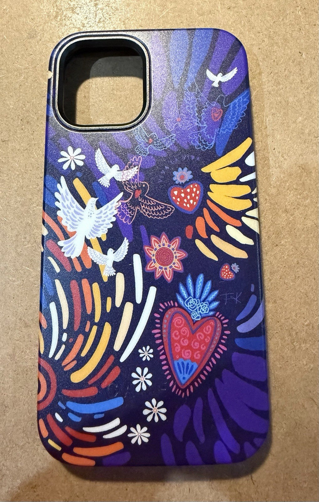 Casely iPhone 15 Case | Viva La Vida | Frida Kahlo Collage Heart Birds Sun