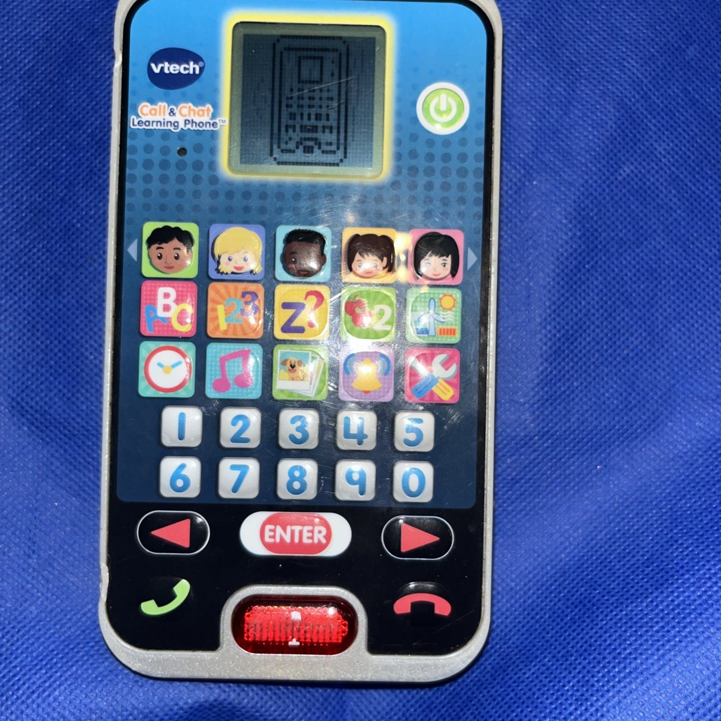 VTech Call and Chat Learning Phone 10 Games & Learning Apps WORKS! 