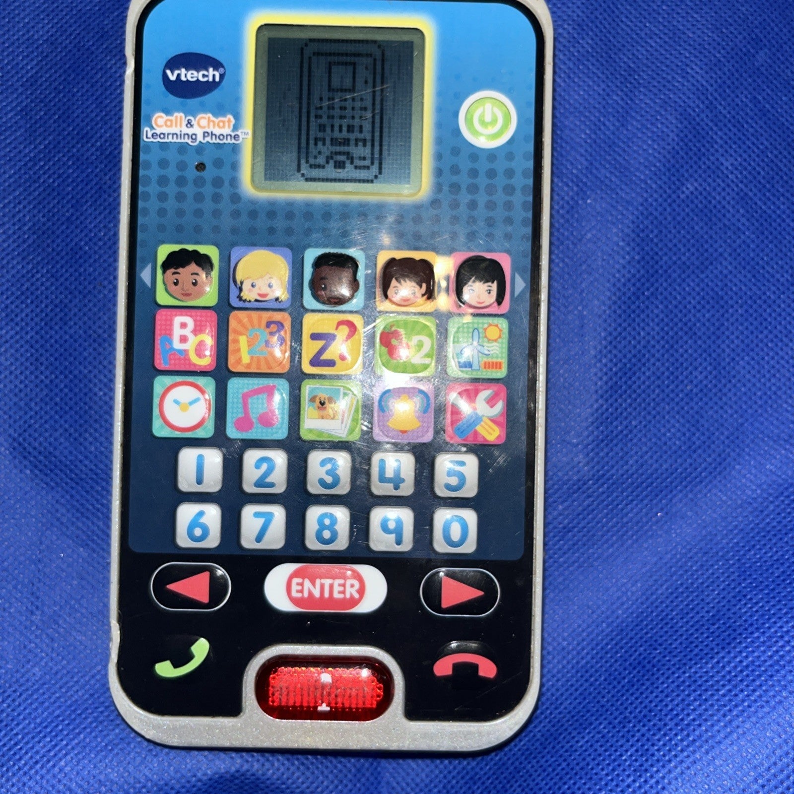 VTech Call and Chat Learning Phone 10 Games & Learning Apps WORKS! 