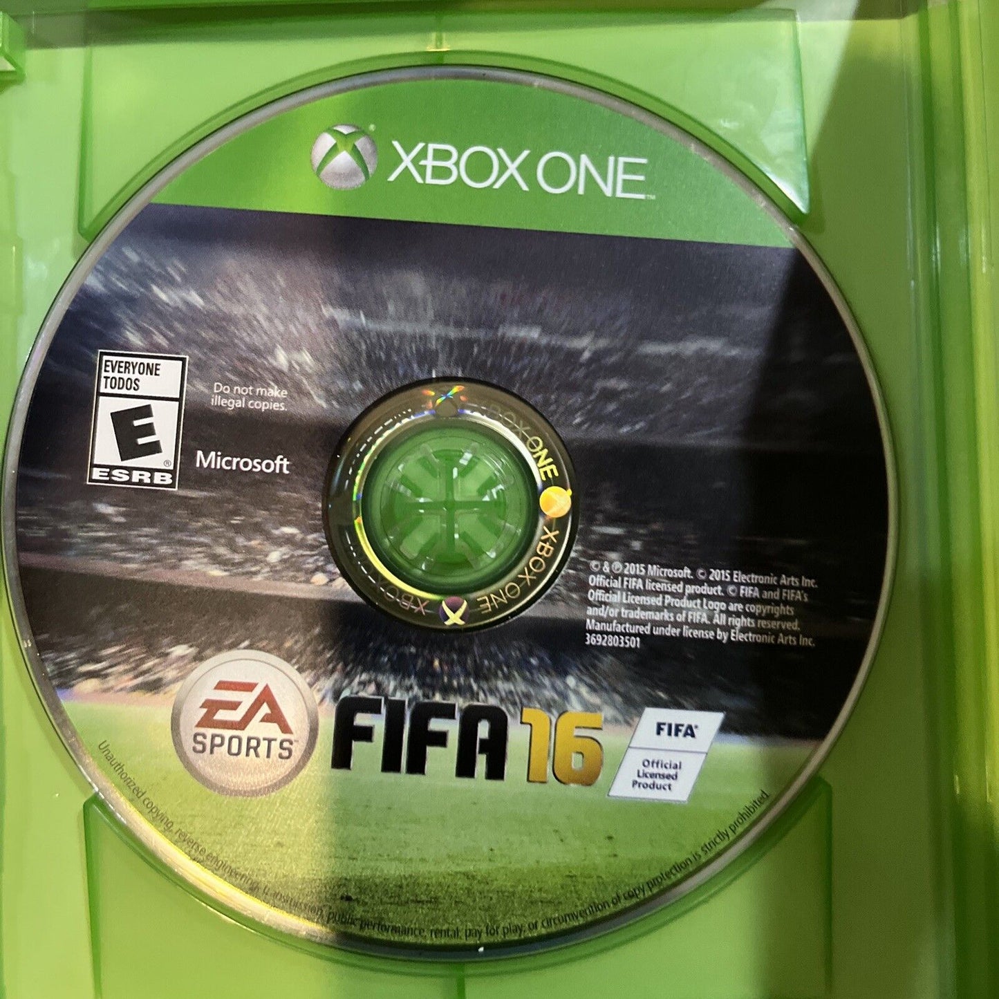 Fifa 16 -  Xbox One - New Case. Tested. No Scratches. Resealed. ￼