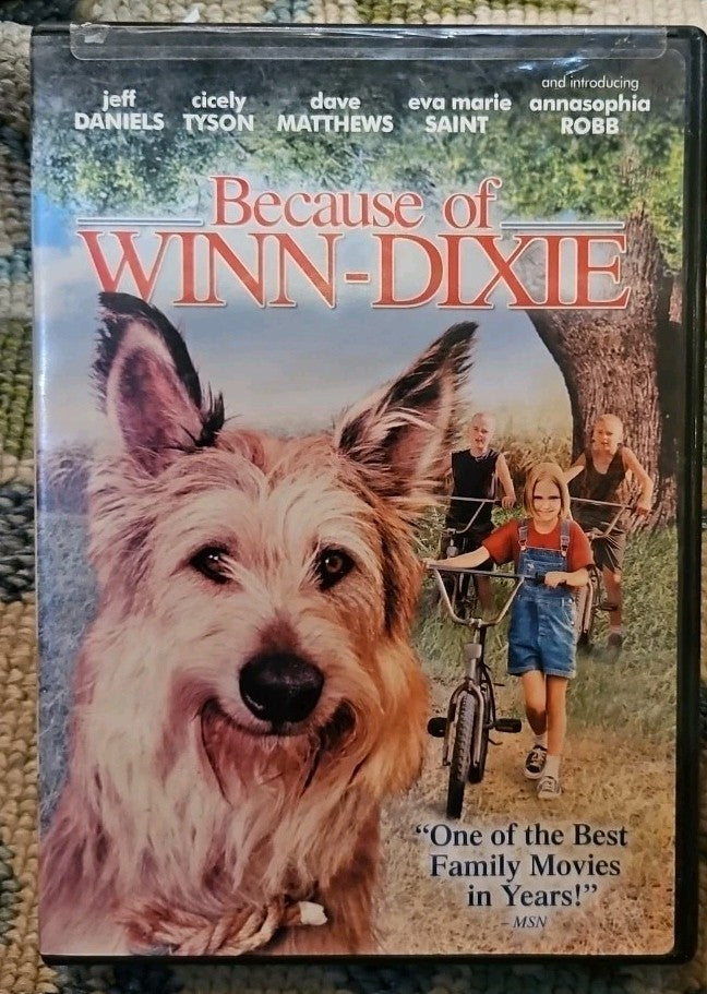 Because of Winn-Dixie (DVD, 2005) Tested. No Scratches. New Case. Resealed