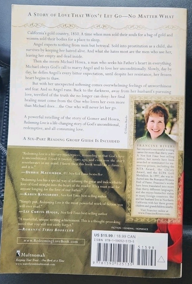 Redeeming Love : A Novel by Francine Rivers (2005, Trade Paperback)