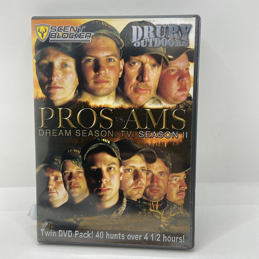 Pros vs. Ams Dream DVD Season Tv : Season 2  40 Hunts 4 1/2 Hours