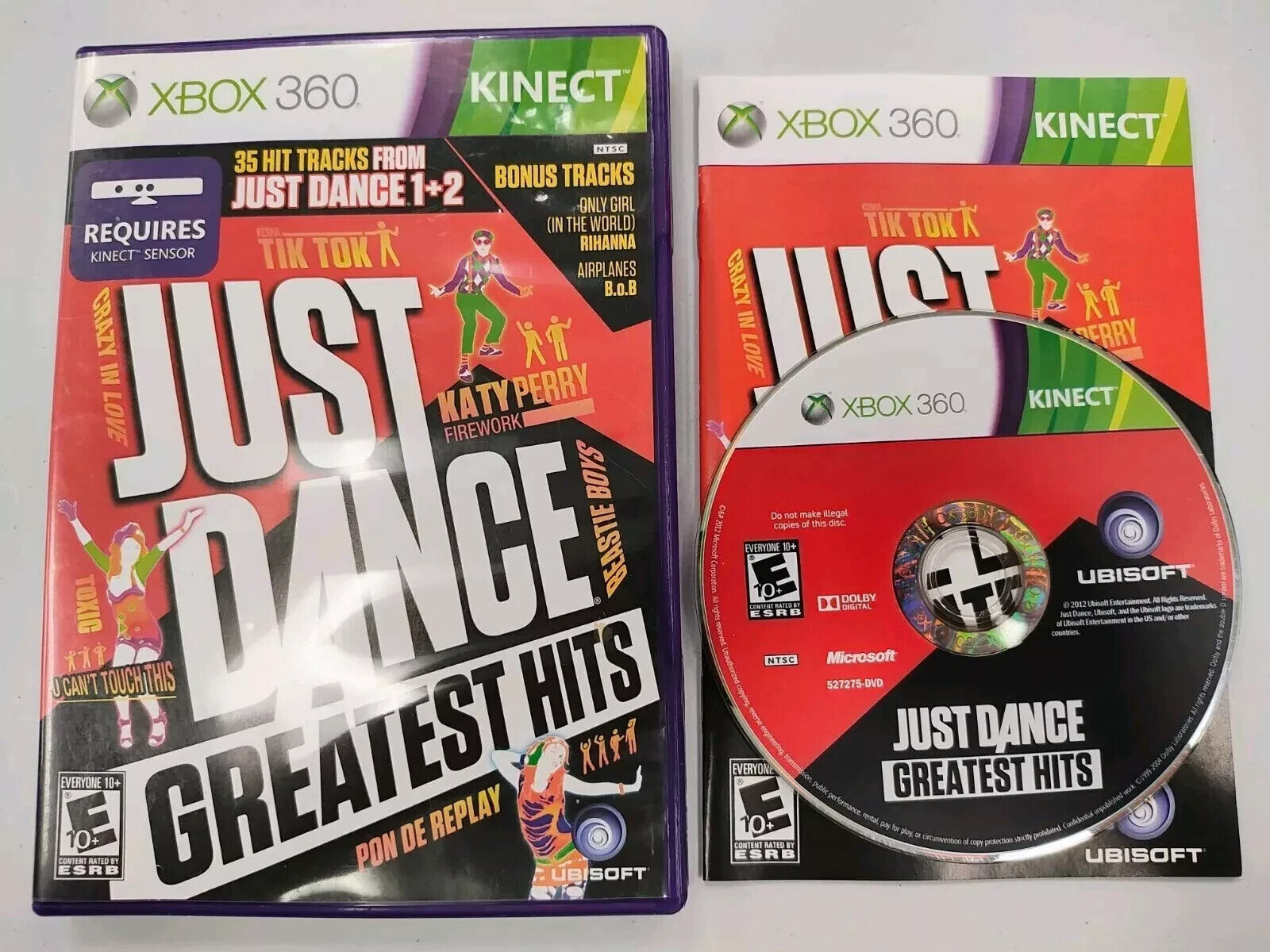Just Dance: Greatest Hits (Xbox 360) CIB. TESTED. NO SCRATCHES. RESEALED.