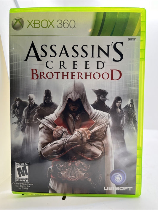 Assassin's Creed: Brotherhood (Xbox 360) CIB. TESTED. NEW CASE. RESEALED.