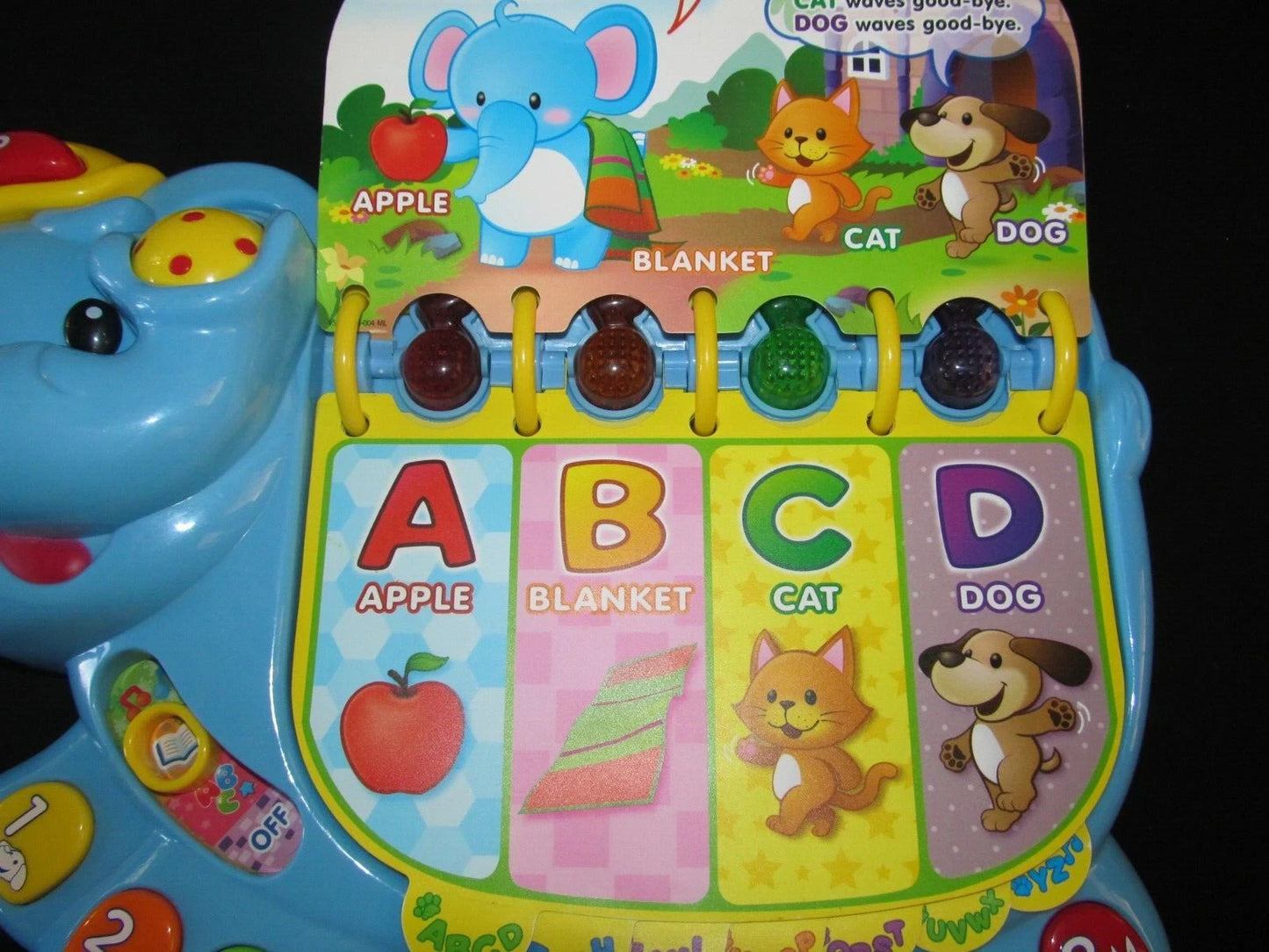 Vtech Touch and Teach Elephant - Learning Educational Toy Numbers Alphabet Songs