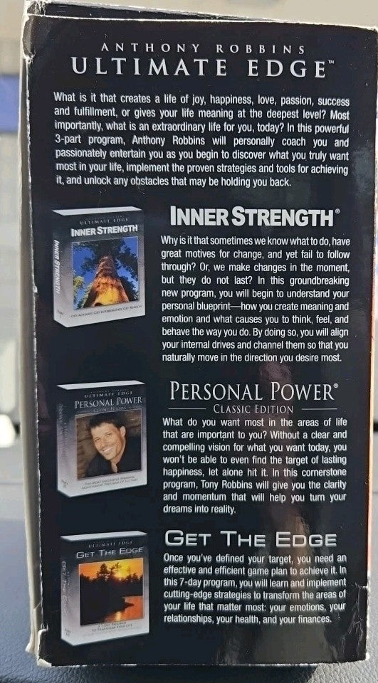 Anthony Robbins3 Part Set 22 CDs Inner Strength Get the Edge Personal Power