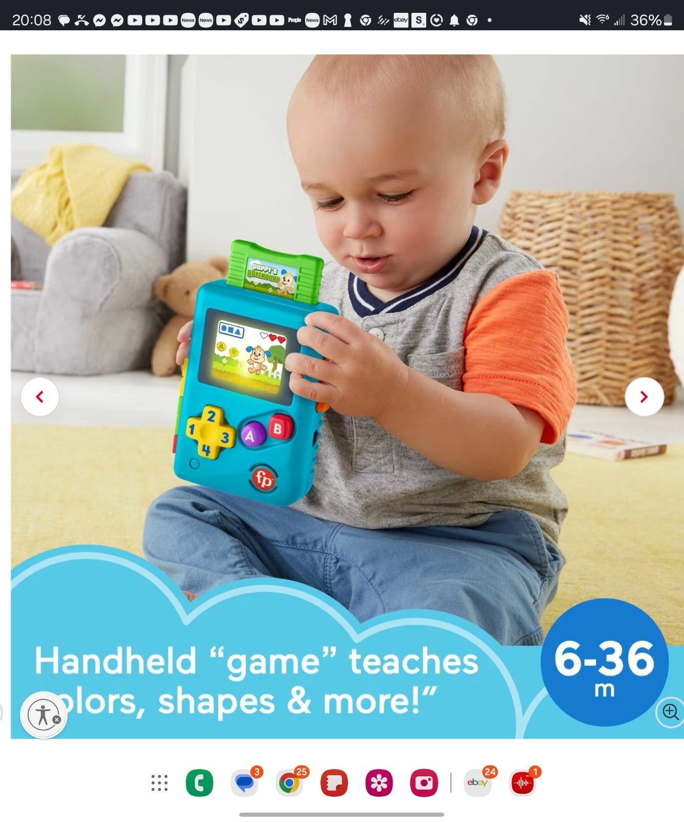 Mattel Fisher-Price Laugh & Learn Lil' Gamer
