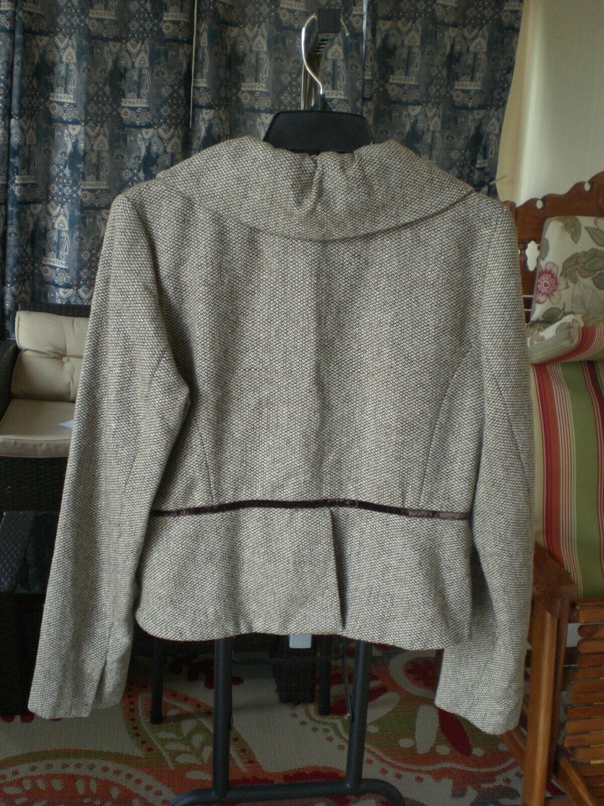 Maestro Tweed Women's Blazer Jacket MEDIUM