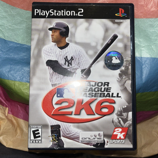 Major League Baseball 2K6 (Sony PlayStation 2, 2006) Tested. No Manual. See Pics