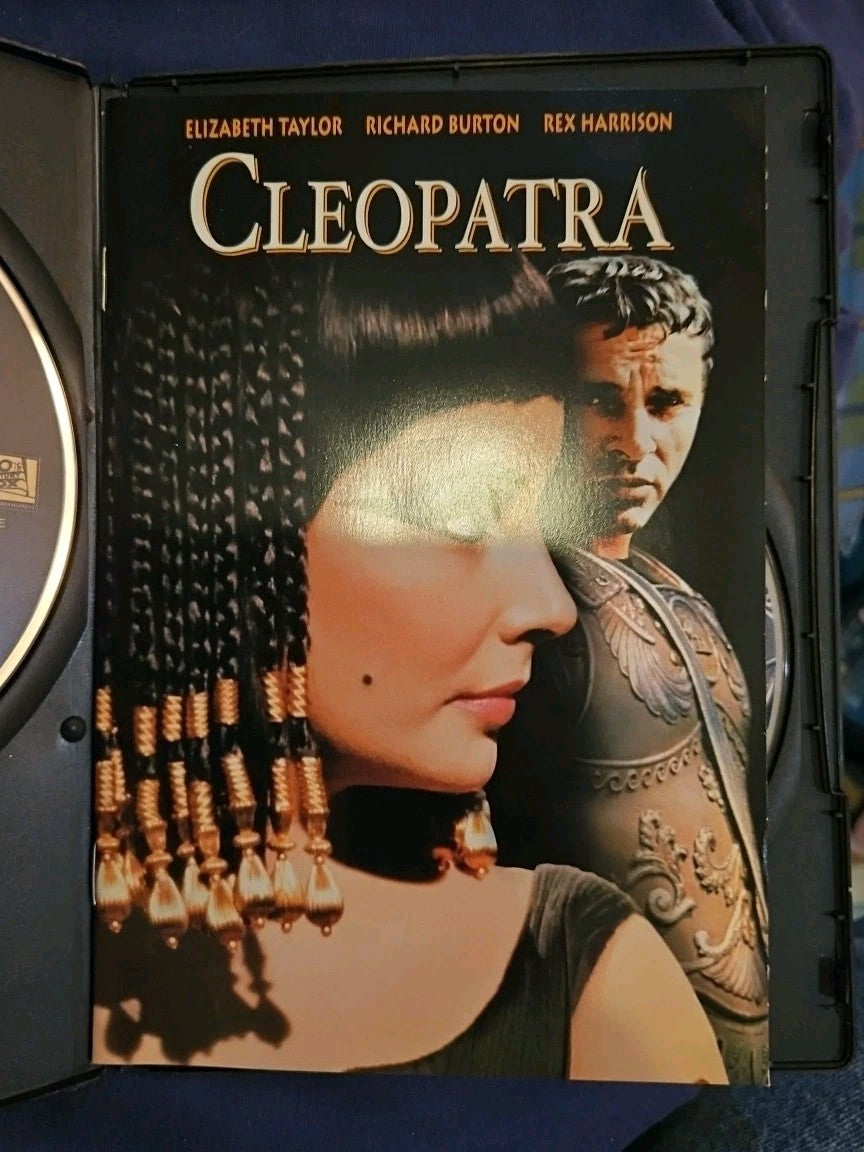 Cleopatra Elizabeth Taylor DVD 1963 3 Disc Set Slimcase. Cropped Sleeve