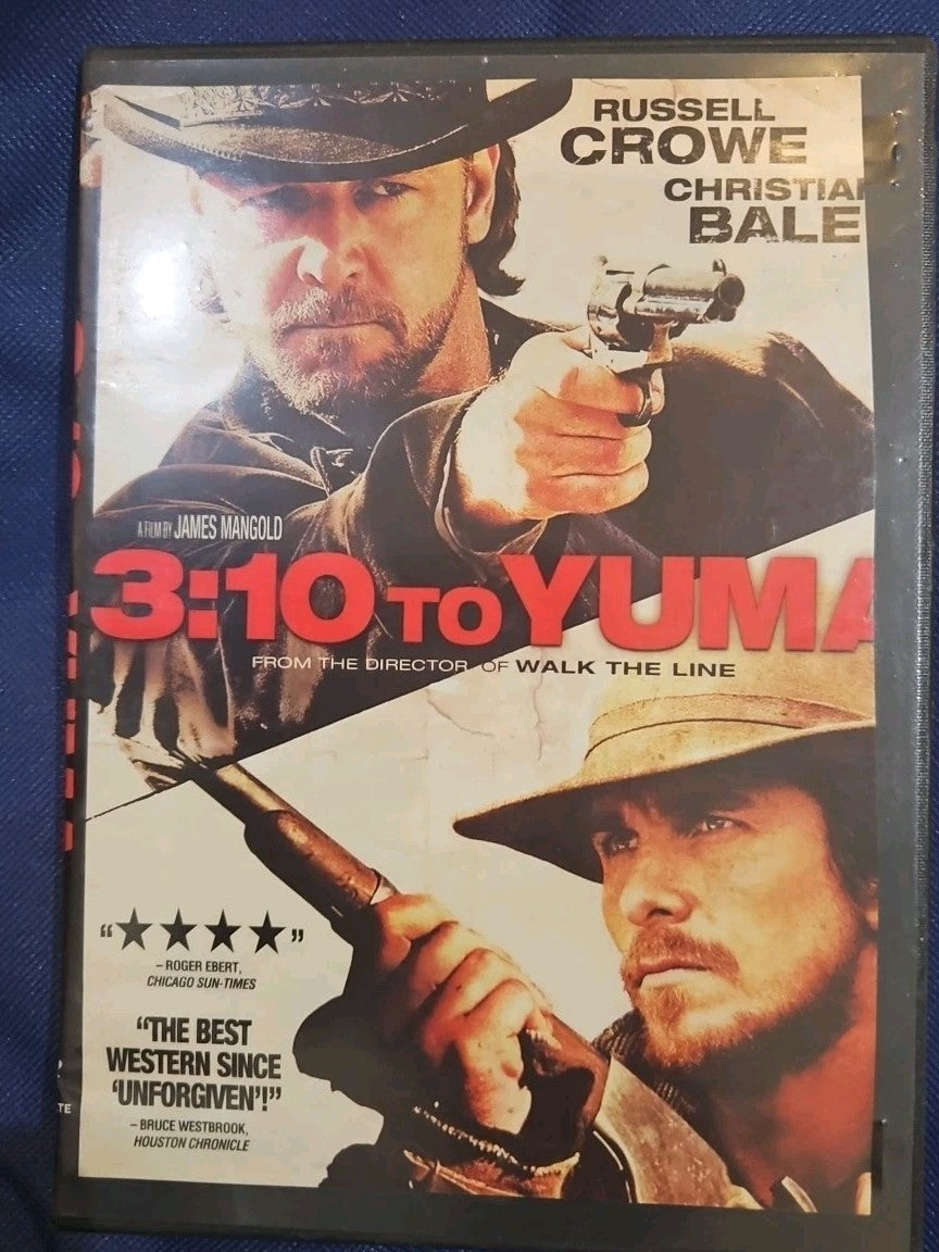 3:10 to Yuma (DVD, 2007) Tested slim case cropped artwork.