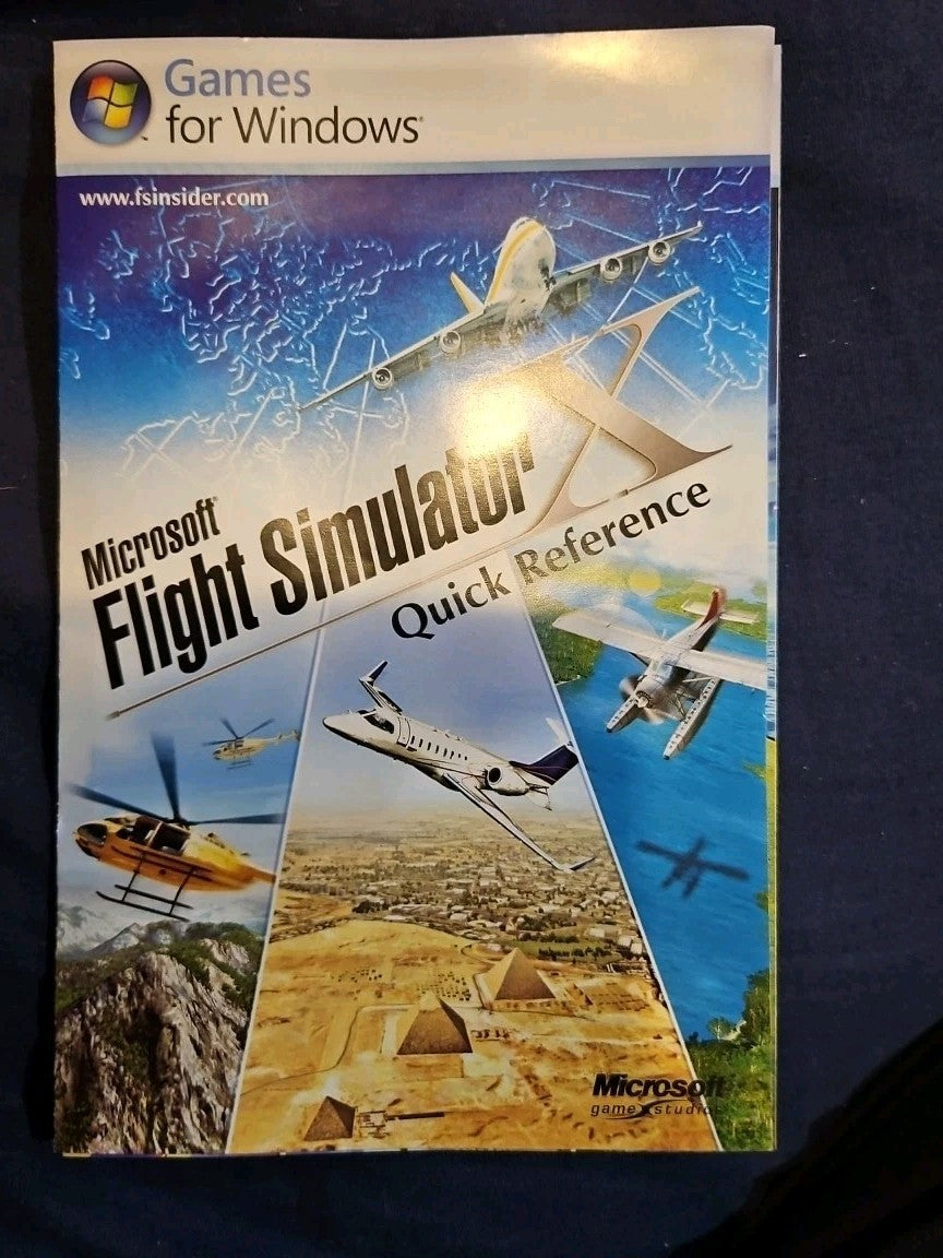 Microsoft Flight Simulator X Gold Edition (PC DVD ROM, 2008) Complete CD Key