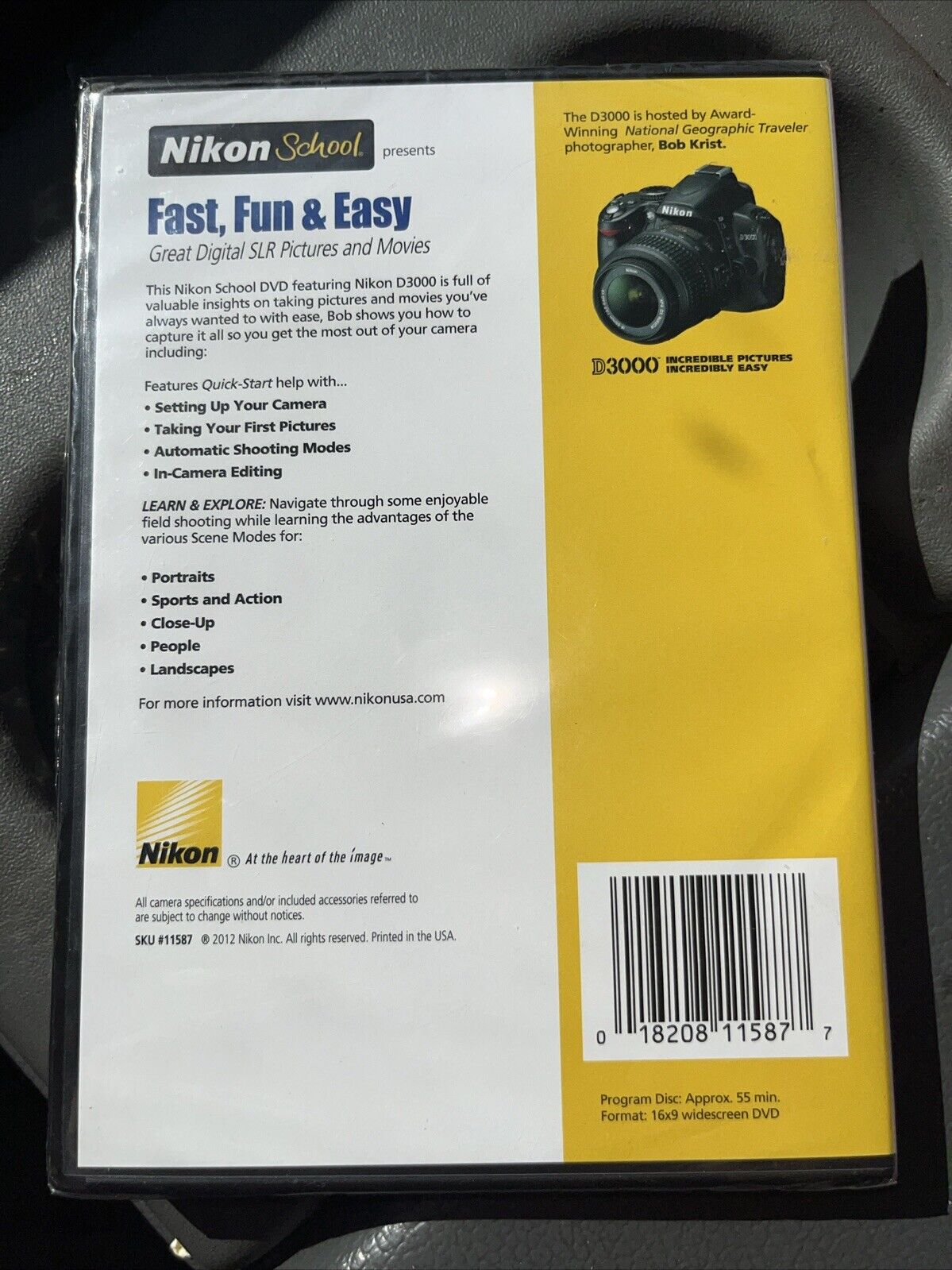 Nikon School presents Fast Fun & Easy Digital SLR Pictures Movies DVD 2012 NEW