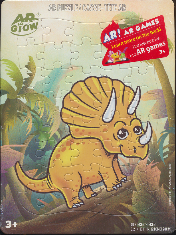 Augmented Reality Puzzle - Triceratops