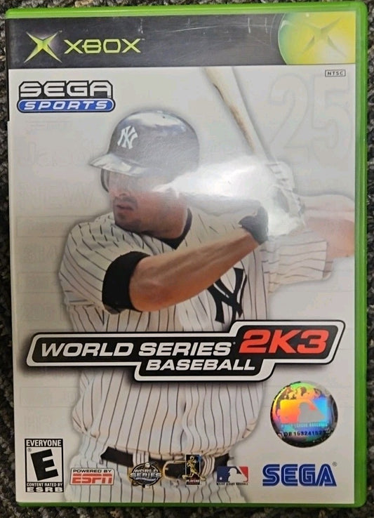 World Series Baseball 2K3  (Xbox) Tested. No Scratches. New Case