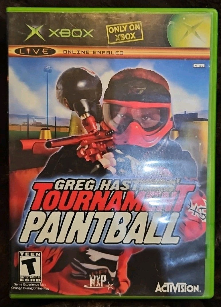 Greg Hastings' Tournament Paintball (Xbox) Tested. No Scratches. New Case