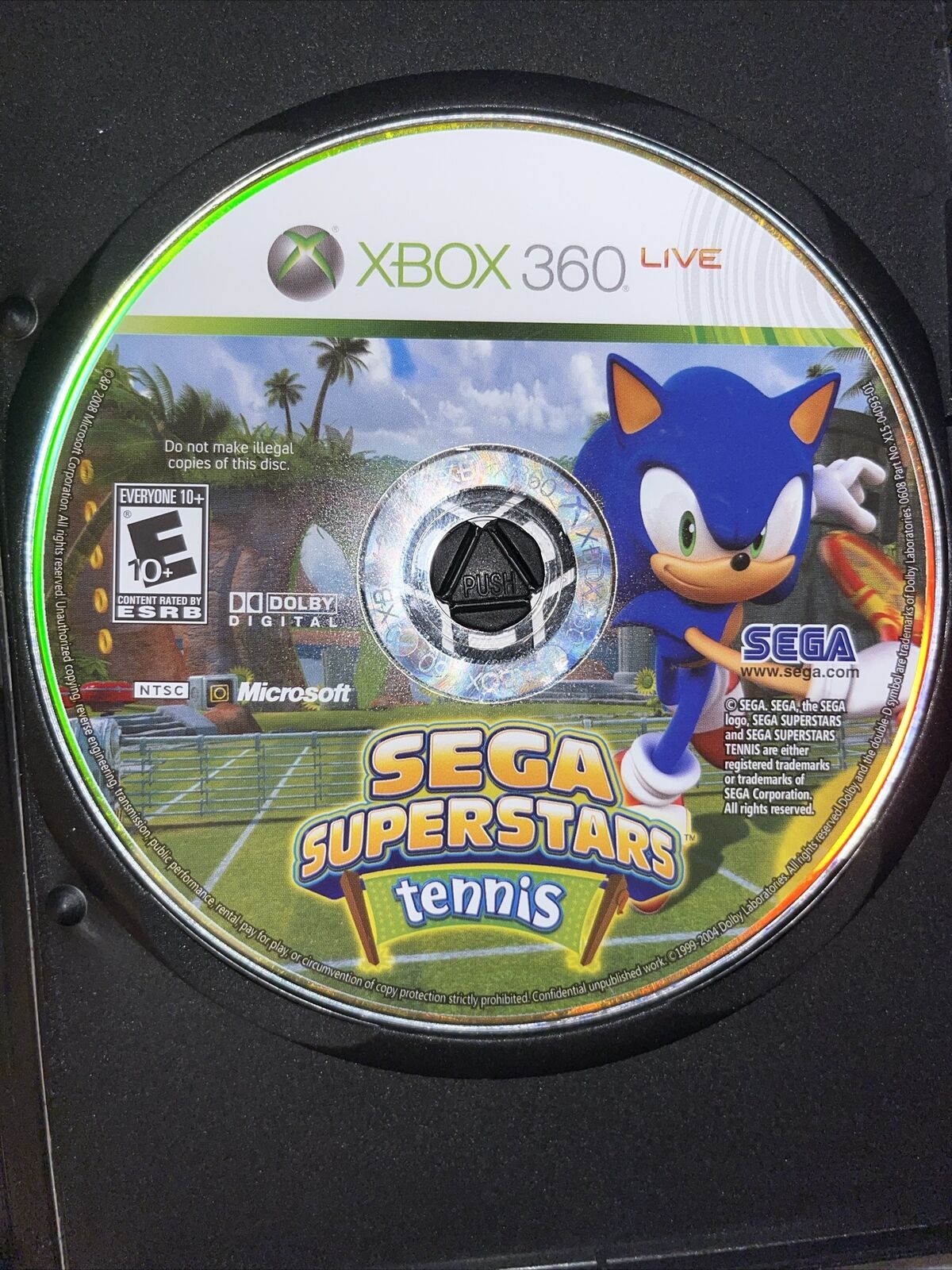 Sega Superstars Tennis (Microsoft Xbox 360, 2008)