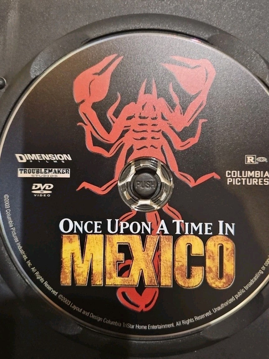 Once Upon a Time in Mexico (DVD, 2003) Tested slim case croft hard work