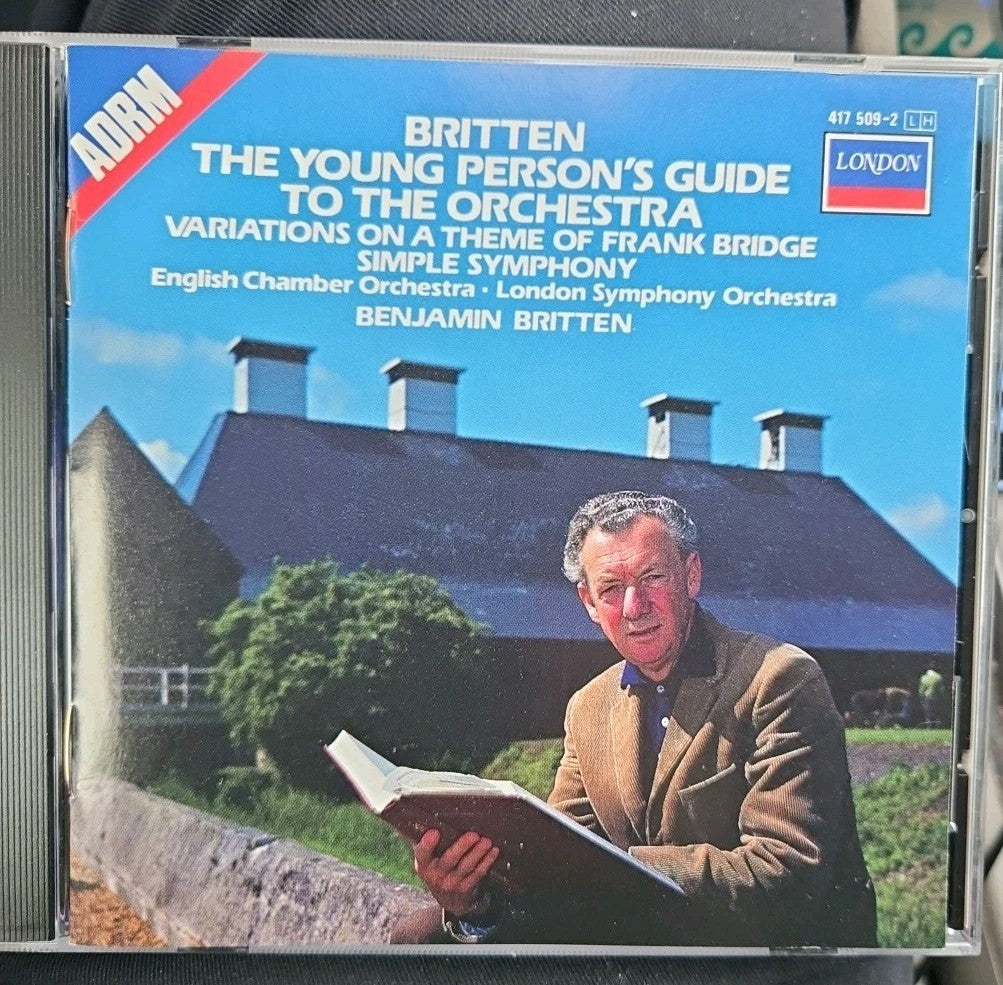Benjamin Britten A YOUNG PERSON'S GUIDE TO THE ORCHESTRA - NEW Audio CD SEALED